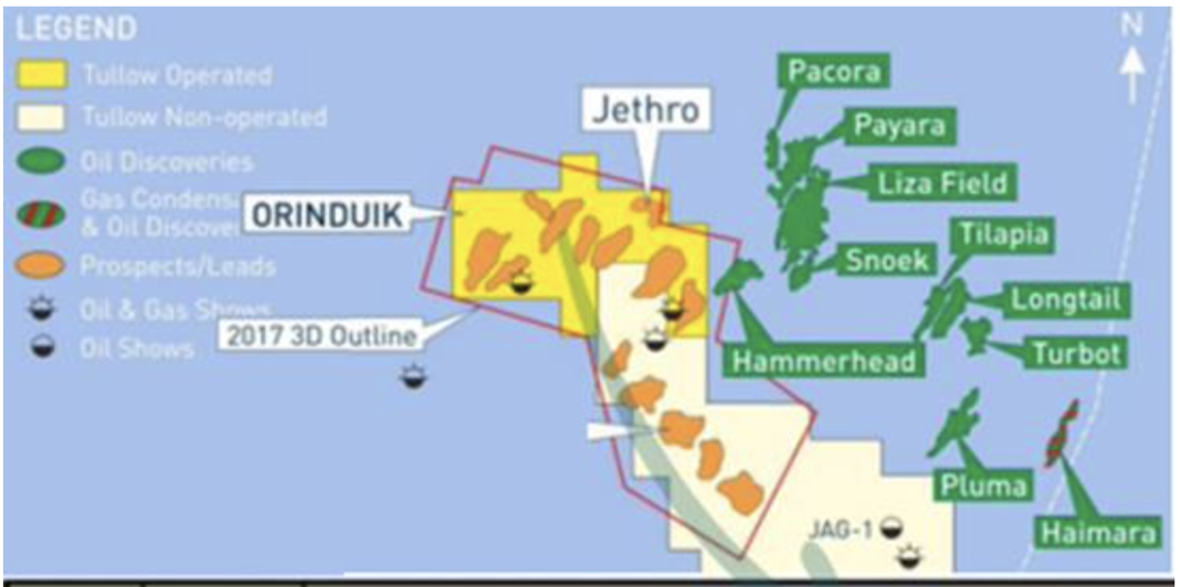 Guyana. Il blocco Orinduik offrirà importanti riserve di petrolio leggero