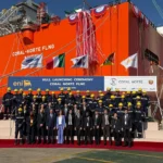 Eni vara la Coral North FLNG, destinazione Mozambico A Geoje, in Corea del Sud, Eni e i suoi partner – China National Petroleum Corporation (CNPC), ENH, KOGAS e XRG – hanno varato lo scafo della Coral North FLNG, un impianto galleggiante di GNL di ultima generazione che sarà localizzato nelle acque del bacino di Rovuma, nell’offshore di Cabo Delgado, a nord del Mozambico
